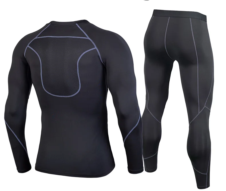 Men Rashguard Sportswear Male Long Sleeve Gym T Shirt Suits MMA Rashguard Fitness Running Shirt Crossfit Bodybuilding Men Shorts Mma (26)