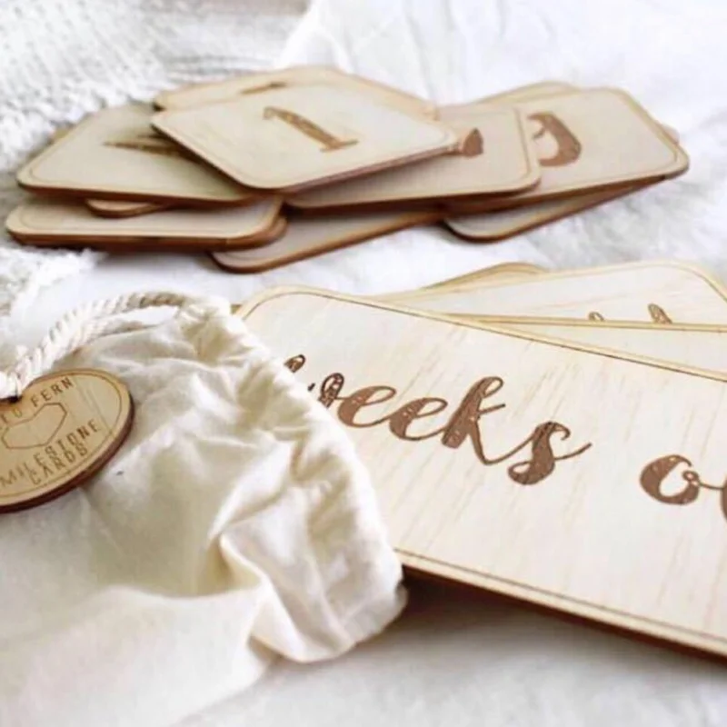 

Photography Milestone Memorial Monthly Month Baby Newborn Commemorative Card Number Photo Props Numeral 1-12