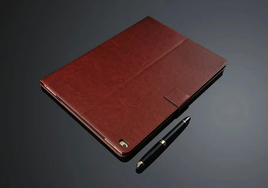 Luxury genuine Leather Flip Cover Case For Apple iPad Air1/2 For iPad