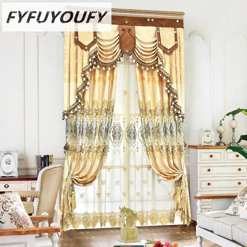 Buy Europe high quality embroidered luxury shading
