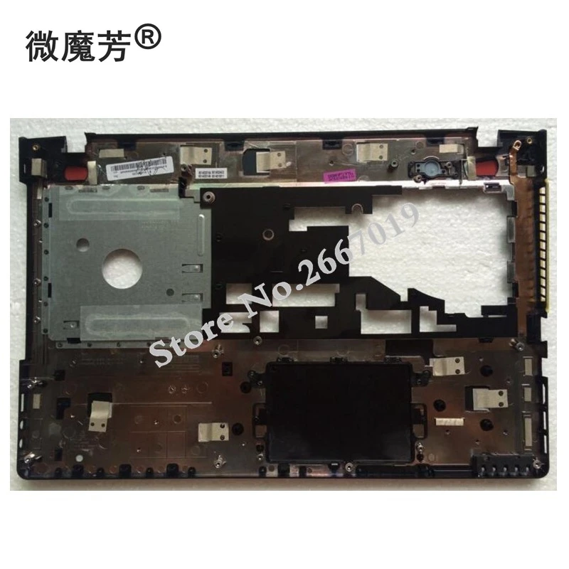 Kaufen Verwendet Laptop Bottom Basis Abdeckung für Lenovo Ideapad Y500 Y510 Y510P Palmrest Ober Fall Abdeckung KEINE Touchpad AP0RR00050
