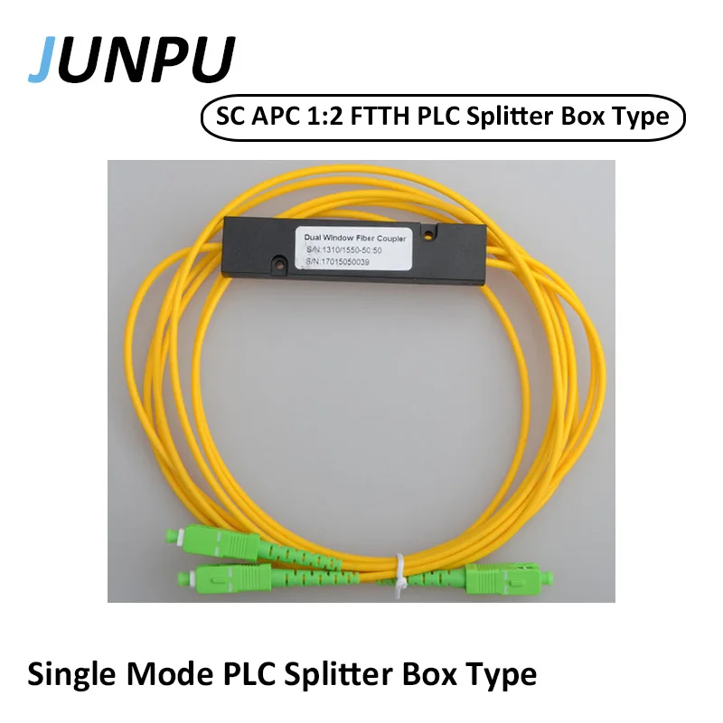 bilder für JUNPU SC APC 1X2 FTTH Fiber Optical Splitter Box Modul PLC Splitter Optischen Splitter 1X2 Plc Splitter bilder für JUNPU SC APC 1X2 FTTH Fiber Optical Splitter Box Modul PLC Splitter Optischen Splitter 1X2 Plc Splitter