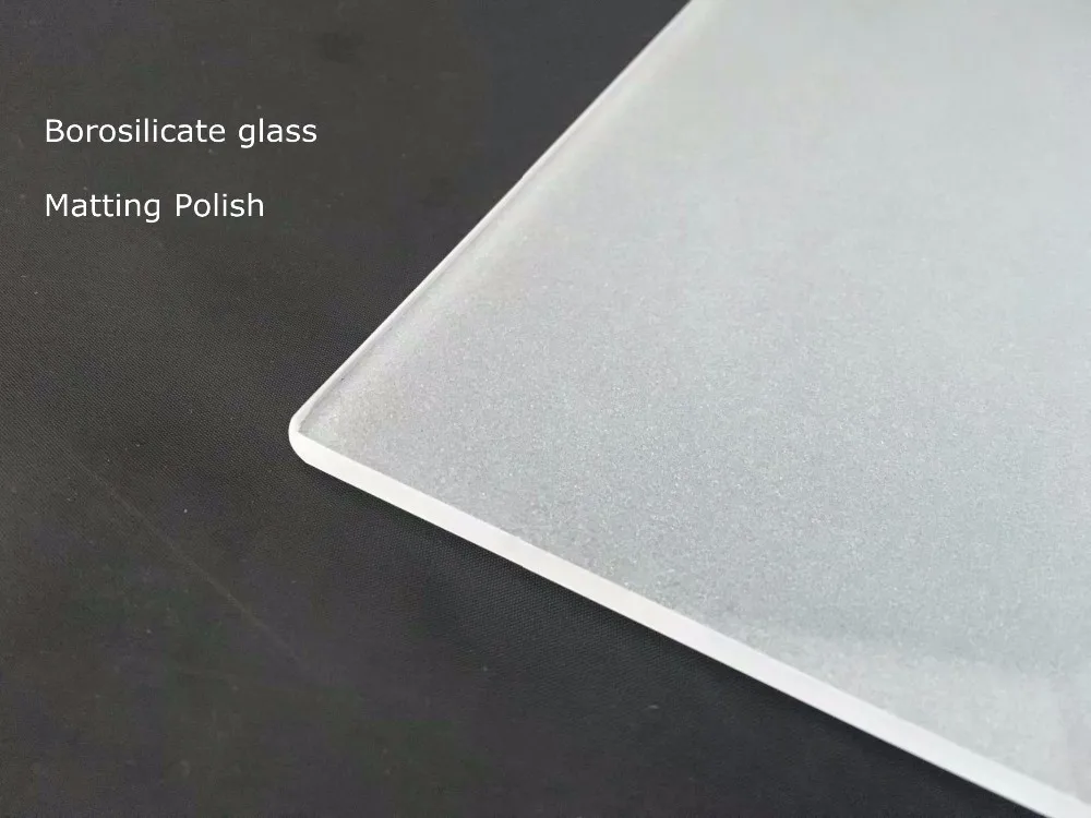 A cobertura de vidro de borosilicato lixou