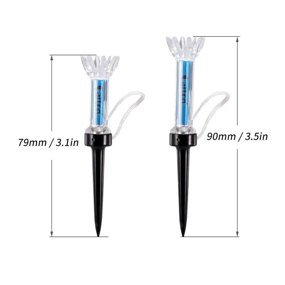 5PCS/Lot 79mm/90mm Golf Tees Plastic Golf Tee Ball Training Ball Magnetic Step Durable Golf Ball Holder Tee Golf Accessories