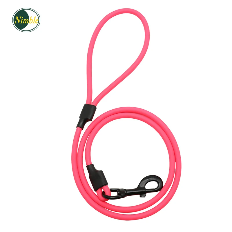 

NIMBLE Round Dog Leash For Pet Running Jogging Pitbull PVC Dogs Leashes For Small Medium Dogs Puppy Free Walking 500cm