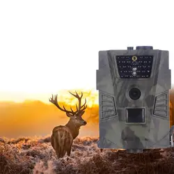 Охотничья видеокамера с черной инфракрасной камерой с памятью 32 Гб 12MP 1080 P наружная камера с изображением оленя
