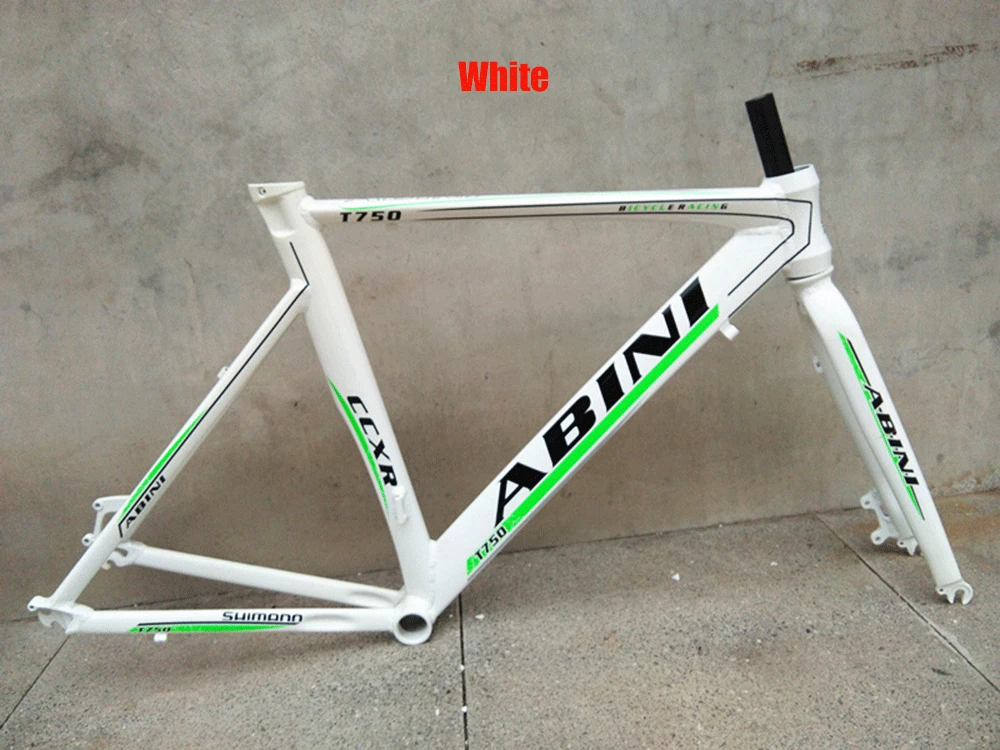 Perfect Stock limitied Abine 700c*51cm aluminum alloy frame with front fork for road bike disc brake bicycle frame 6