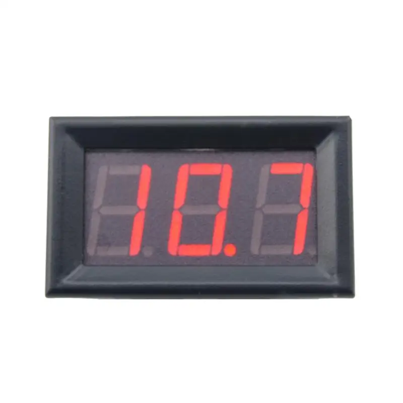 

0.56 inch 4-30V / 4V-120V Voltage Display Module Two-wire Electrical LED Panel Meter Digital Voltmeter Voltage Indicator