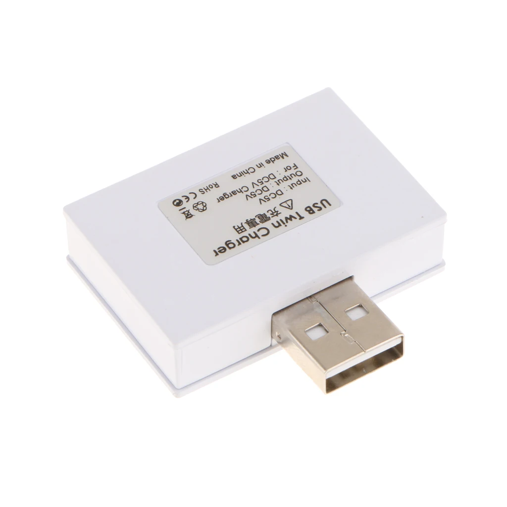 USB 2.0 Type A Male to Dual USB 2.0 Female Expander Connector for PC Laptop