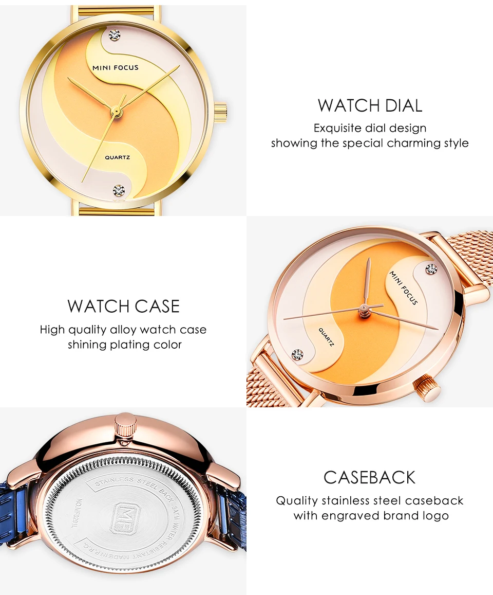 Элегантные минималистичные часы женские кварцевые ультра тонкие часы Iced Out шикарный дизайн розовое золото сетчатый ремешок женские часы лучший бренд класса люкс