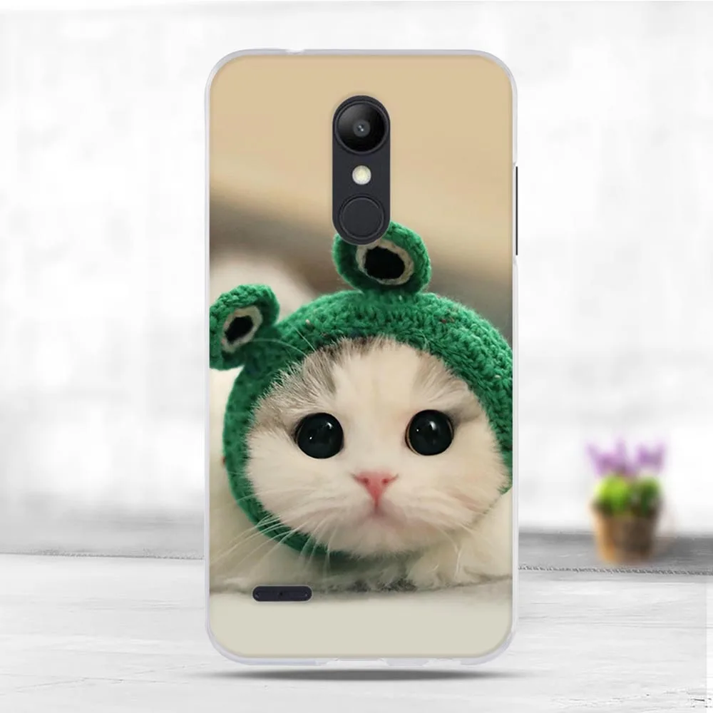 Чехол для Funda LG K10 2018 силиконовый мягкий чехол из ТПУ Plus / Alpha телефона задняя