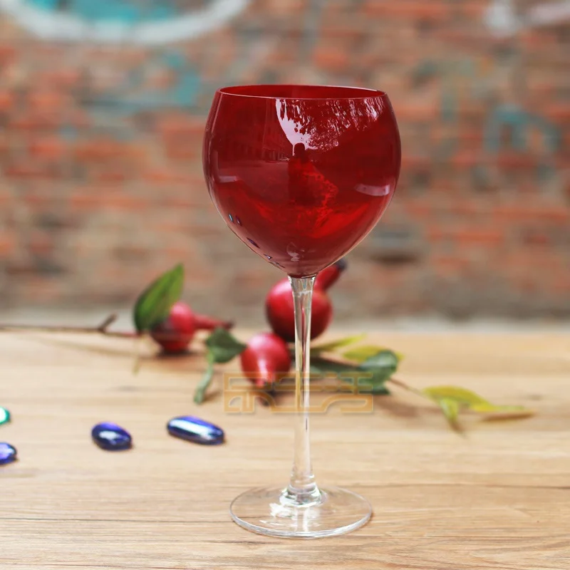 Американский бессвинцовый бокал рубиновый для красного вина шампанского|red wine