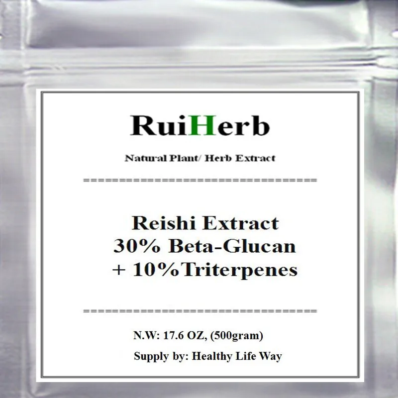

17.6oz, 500gram Ganoderma Lucidum Reishi Extract 30% Beta-Glucan+ 10%Triterpenes Powder free shipping