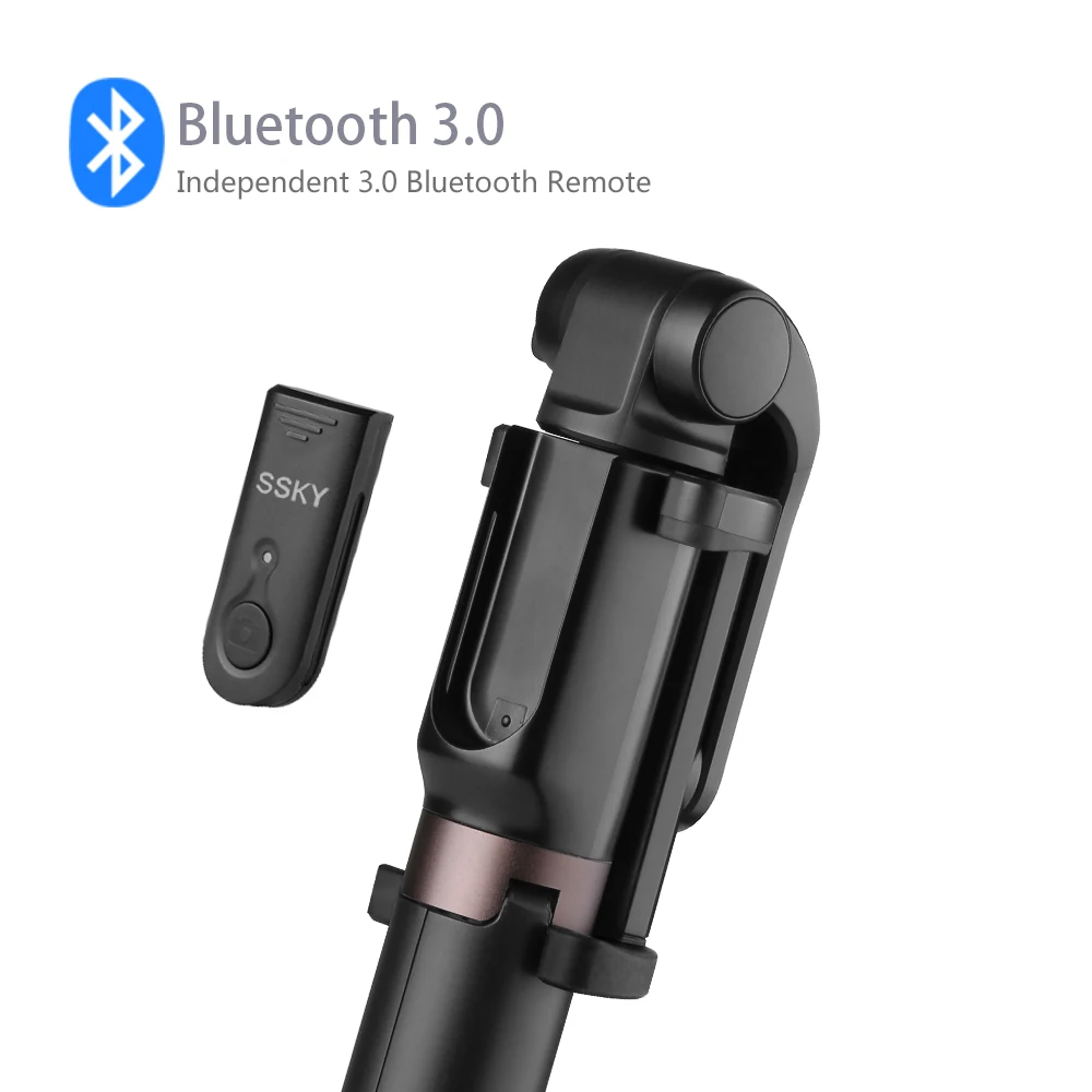 Ручной и мини-штатив Ulanzi 4 в 1, штатив для селфи с Bluetooth пультом дистанционного управления и зажимом для телефона на 360 градусов для iphone, Android, huawei