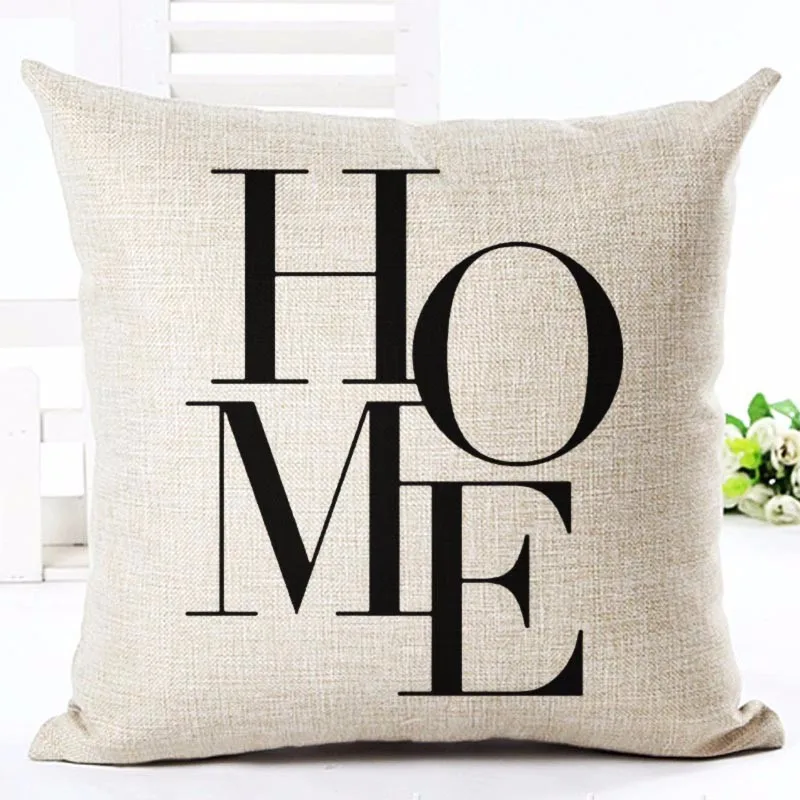 Подушка с геометрическим рисунком Love Home предложения панда наволочки для дома и