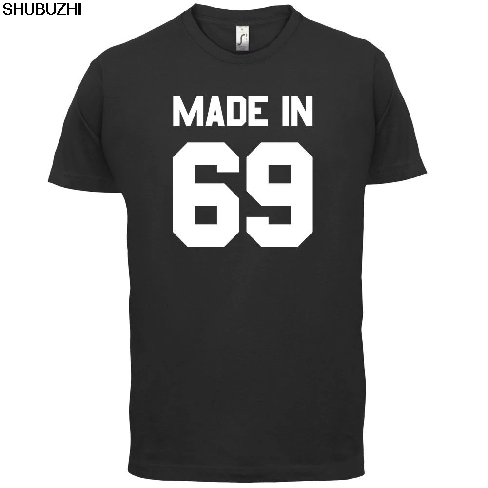 

Made In '69 - Mens T-Shirt - 47th Birthday - Present - Gift -1969 New T Shirts Funny Tops Tee New Unisex Funny Tops sbz3345