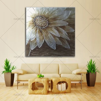 

Large cheap art Hand painted Abstract Oil Painting on Canvas knife flower oil painting for Living Room Wall Art Home Decoration
