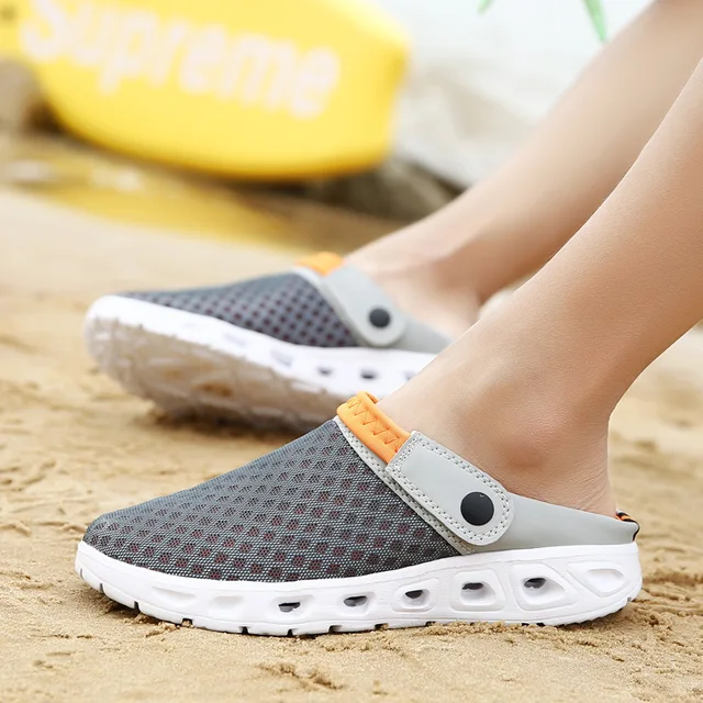 zeacava fashion summer men odourless breathable beach slippers