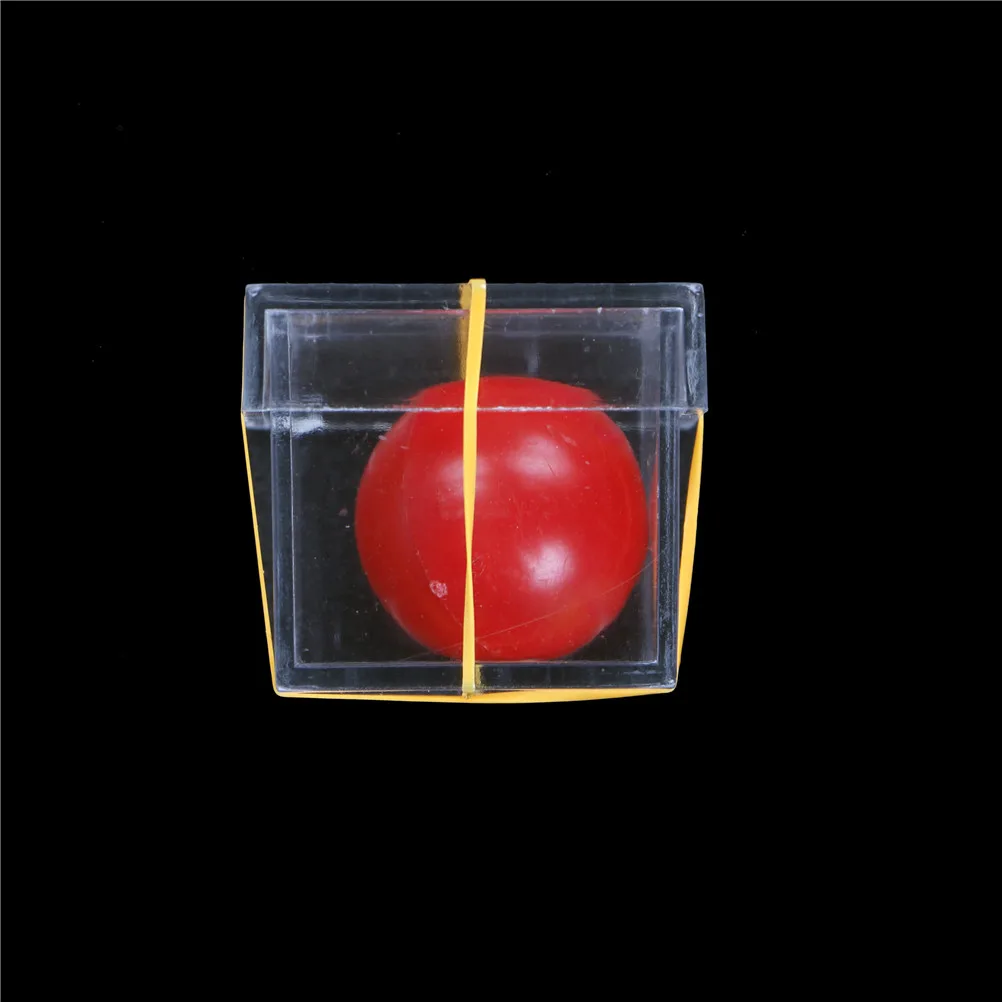 

2PCS Magicians Clear Ball Through Box Funny ConJuring Magic Toy for Childrren Stage Illusion Pop Magic Trick Sell Fun toys