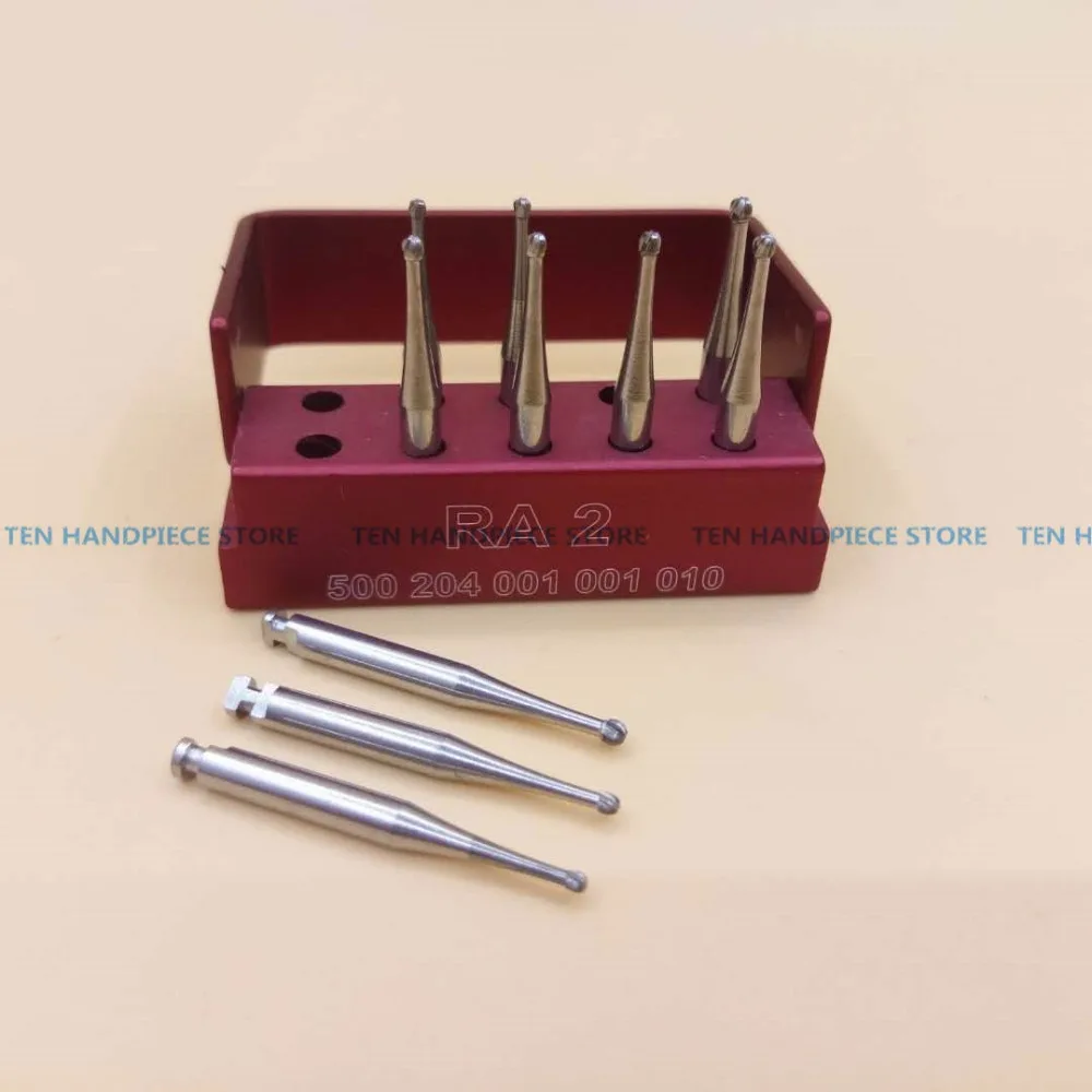 2018 good quality Dental material low speed ball drill grinding head Bending head ball drill SBT