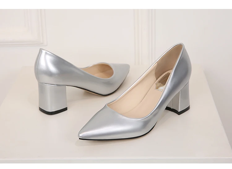 MAIERNISI/женские туфли-лодочки кожаная женская Обувь Офисная и деловая женская обувь на квадратном каблуке повседневные туфли на высоком каблуке ярких цветов для выпускного бала