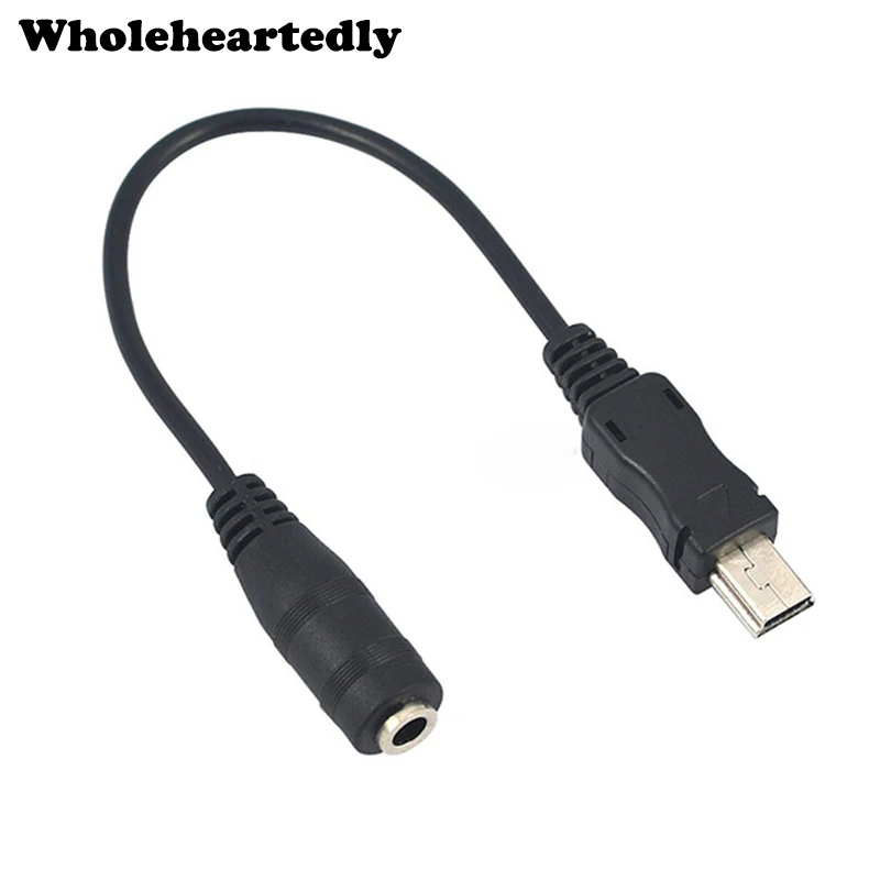 Мини кабель с USB на 3 5 мм адаптер для наушников головной гарнитуры штекер