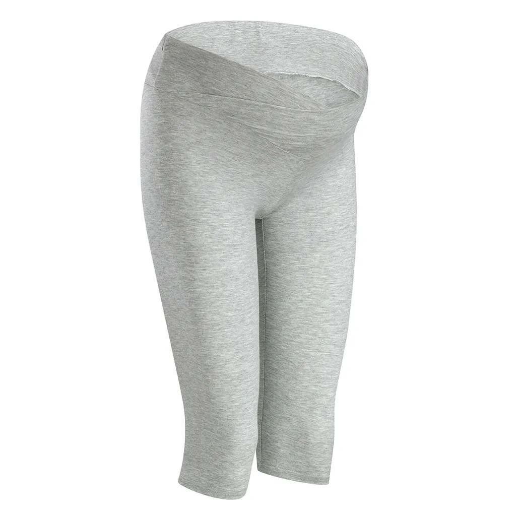 Штаны для беременных и матерей после родов, брюки с высокой талией, однотонные укороченные брюки zwangerschaps kleding# y3* 1