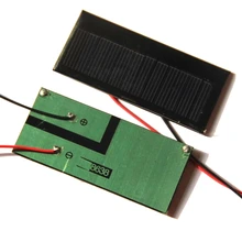 Wholesale! 300PCS/Lot 0.3W 5.5V Epoxy Solar Panel+Cable Solar Cell DIY Soar Charger For 3.7V Battery Education Kits 86*38*3MM