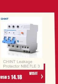 CHINT защита от утечки NBE7LE 4P 63A с защитой от утечки воздуха Воздушный переключатель