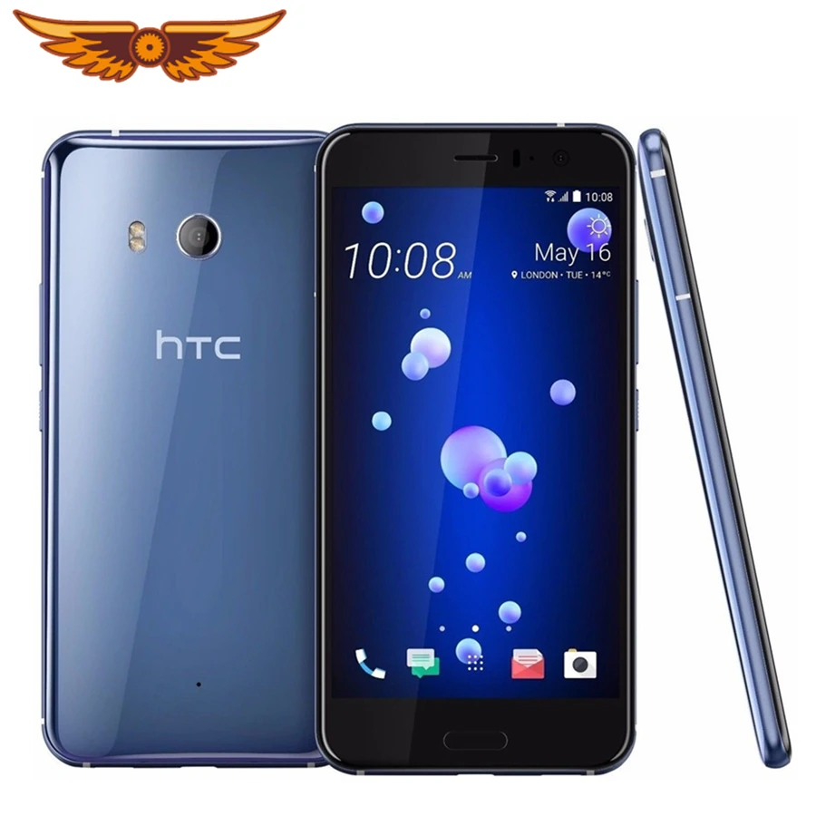

Original HTC U11 5.5" inch 4GB RAM 64GB 1 sim/128GB dual sim ROM Octa Core 4G LTE Android phone factory unlocked 12MP cellphone