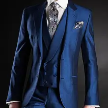 Мужские костюмы на заказ Persoanl с двумя пуговицами, 5 шт.(куртка+ брюки+ жилет+ галстук+ носовой платок), с отворотом, благородный, Terno Masculino, новое поступление