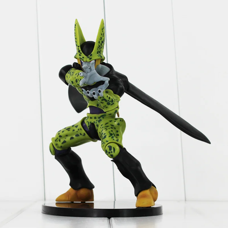 Новинка, Banpresto, драматическая витрина, Dragon Ball Z Cell, ПВХ фигурка, игрушка, Коллекционная модель, игрушка 18 см - Цвет: opp bag