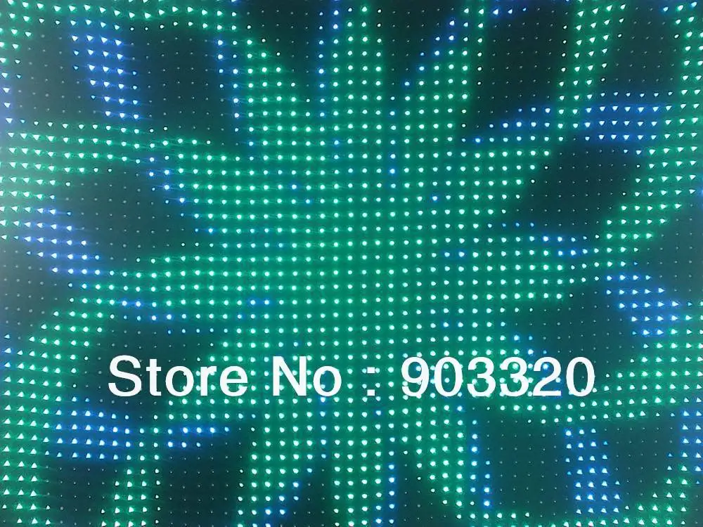 Rasha SMD5050 P10 2 м * 3 светодиодный видеозанавес 600 s с контроллером ПК для декорации
