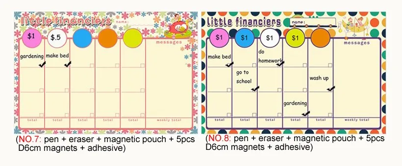 Магнитные хлопоты диаграмма стираемая доска для рисования дети еженедельник To-Do список награда диаграмма Наклейка на стену 60*40 см