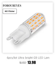 10 шт без мерцания G9 светодиодный светильник 240lm AC 220 V светодиодный лампы SMD2835 28 светодиодные прожекторы для хрустальная люстра заменить 30 Вт