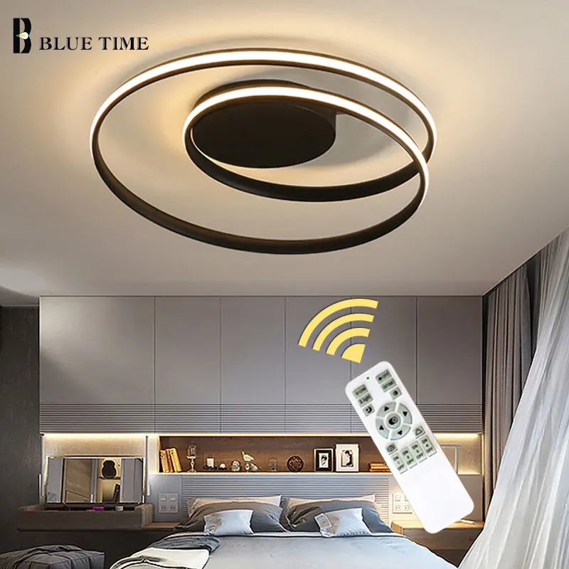 Us 54 99 50 Off Modern Round Frame Led Chandeliers For Bedroom Dining Room Living Kitchen Study Minimalist Ac110v 220v In