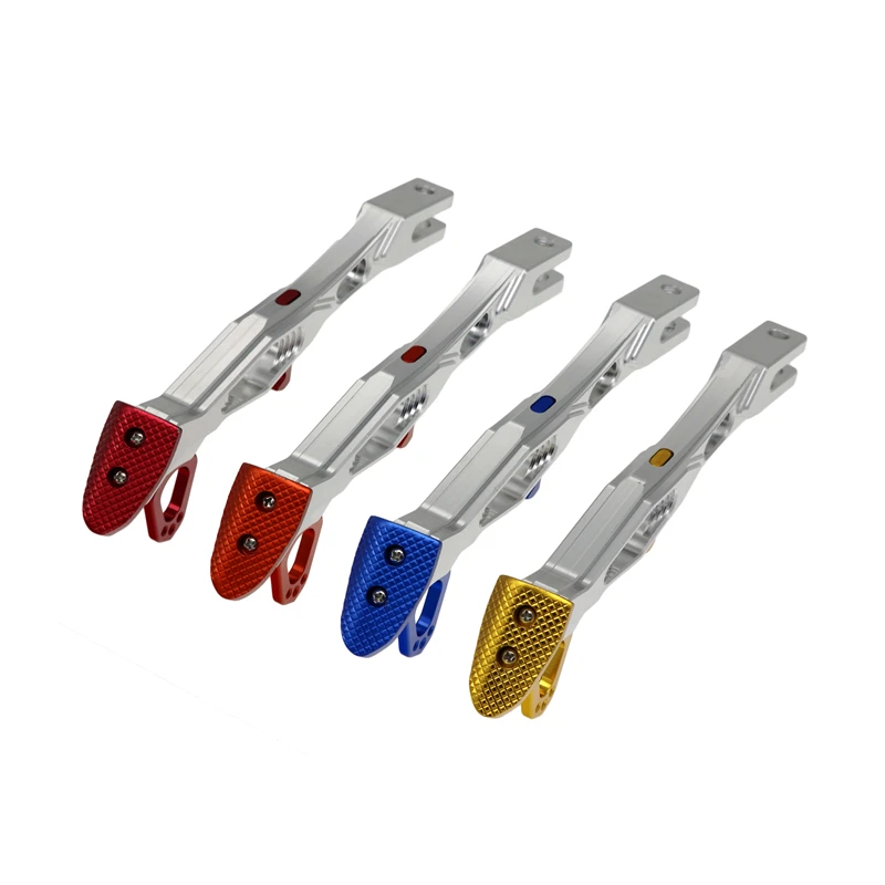 MoFlyeer CNC Aluminium Alloy Motorcycles Kickstand Kick Side Stand Motorcycle Scooter Street Standard motorcycle kickstand