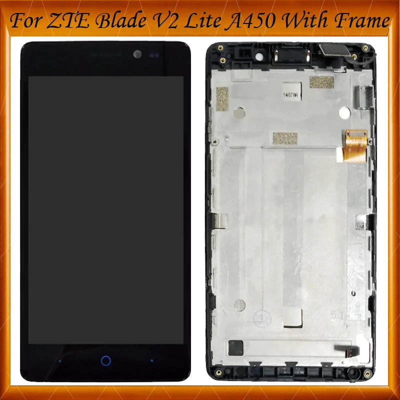 

Top Quality For ZTE Blade V2 Lite A450 LCD Display + Touch Screen Digitizer Assembly Replacement With/Without Frame IN Stock