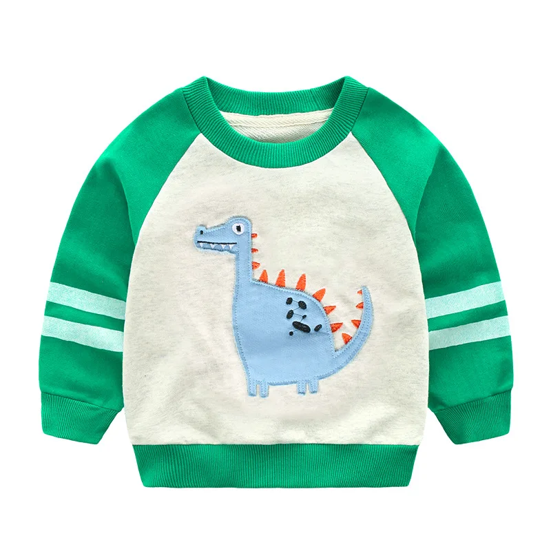 

Spring Autumn girls sweatshirt baby long t shirt kids tops children streetwear clothes letter print round zipper 4 to 14 yrs