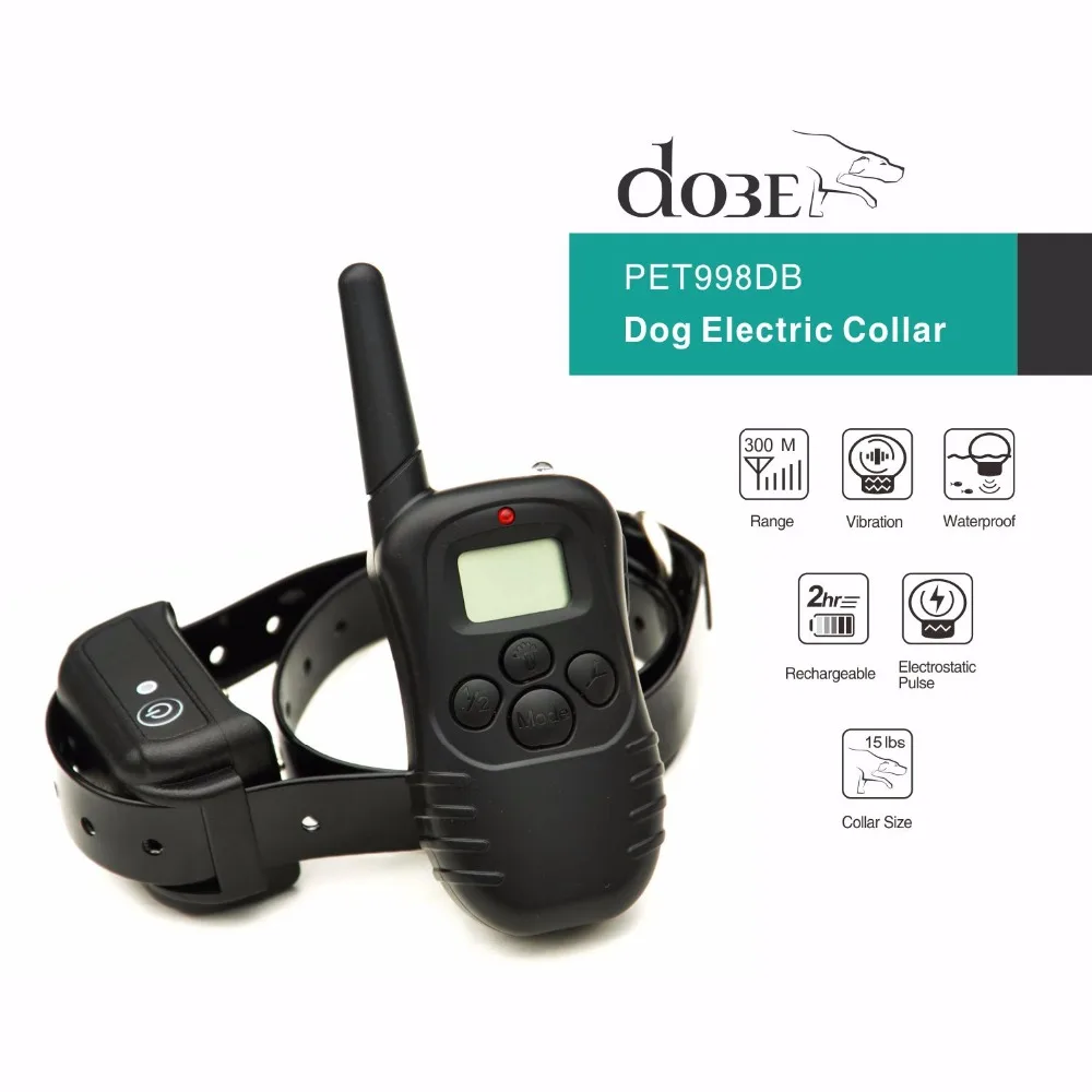Dog trainer waterproof lcd dog remote training anti barking remote