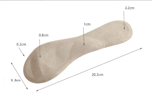 2 шт. = 1 пара Уход за ногами инструмент Для женщин гель 3/4 длина Арка массажные стельки плюшевая подушка стельки ортопедические для обувь на