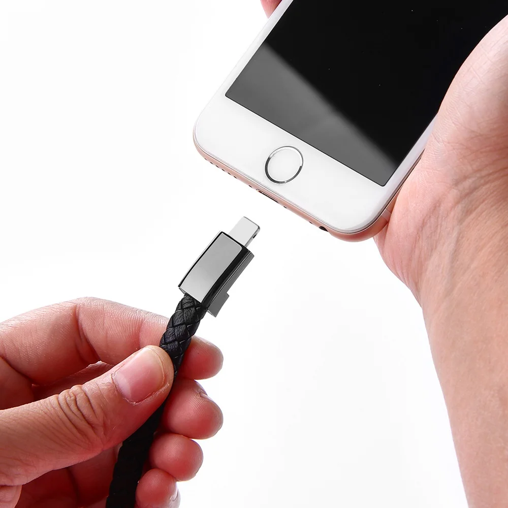 Vapeonly вязаный телефон зарядное устройство браслет телефон зарядный кабель для iPhone X 7 8 samsung S8 спортивные usb кабели для зарядки полезные подарки