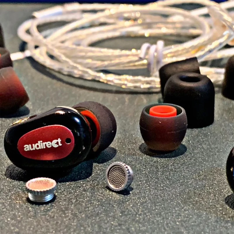 Наушники HiFi Audirect Bean 1 динамические и 2 сбалансированные гибридные технологии