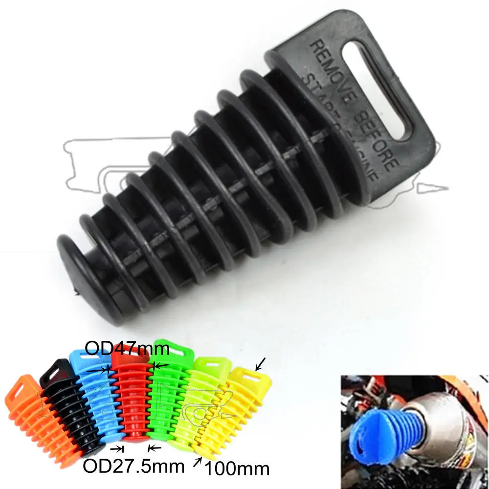 

BJGLOBAL Motorcycle Dirt Bike ATV 4 Stroke Muffler Tail Pipe Exhaust Silencer Wash Plug