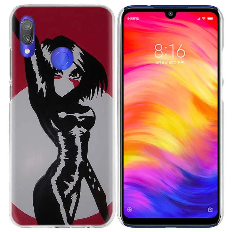 Alita Battle Angel чехол для Xiaomi Redmi Note 7 K20 6 6A Pro Y3 фотоаппаратов моментальной печати 7S 7A GO S2 5 mi играть A1 A2 8 lite Poco F1 жесткий чехол для телефона pc - Цвет: 07