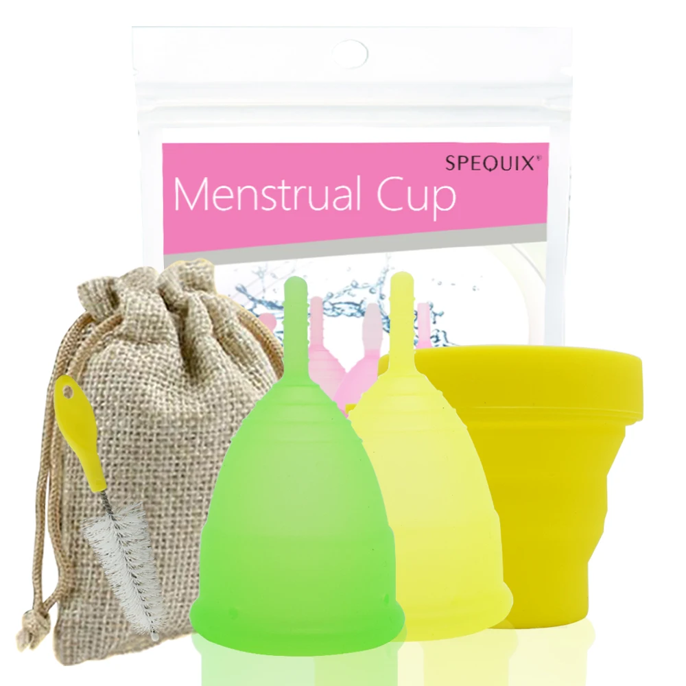 Buy 2 PCS Women's Feminine Hygiene Cup Silicone Vagina