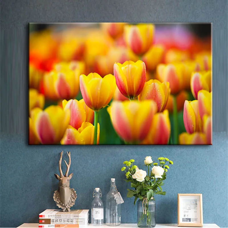 tulip wall art