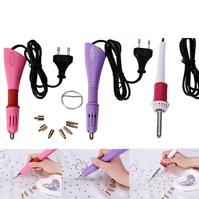 Hot-Melting-Tool-Hotfix-Diamond-Rhinestone-Applicator-Hot-Fix-Applicator-Iron-on-Wand-Heat-fix-Tool