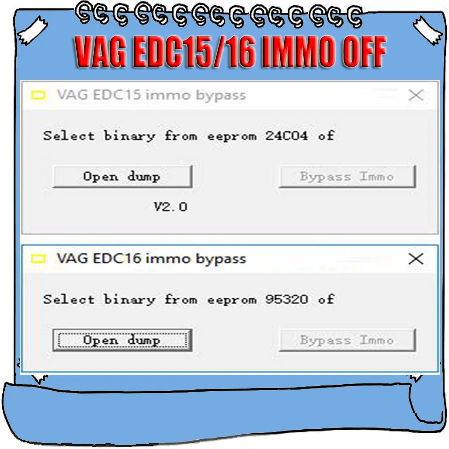 

VAG EDC15 EDC16 Immo Off Bypass Immobilizer for EEPROM 24C04 95320