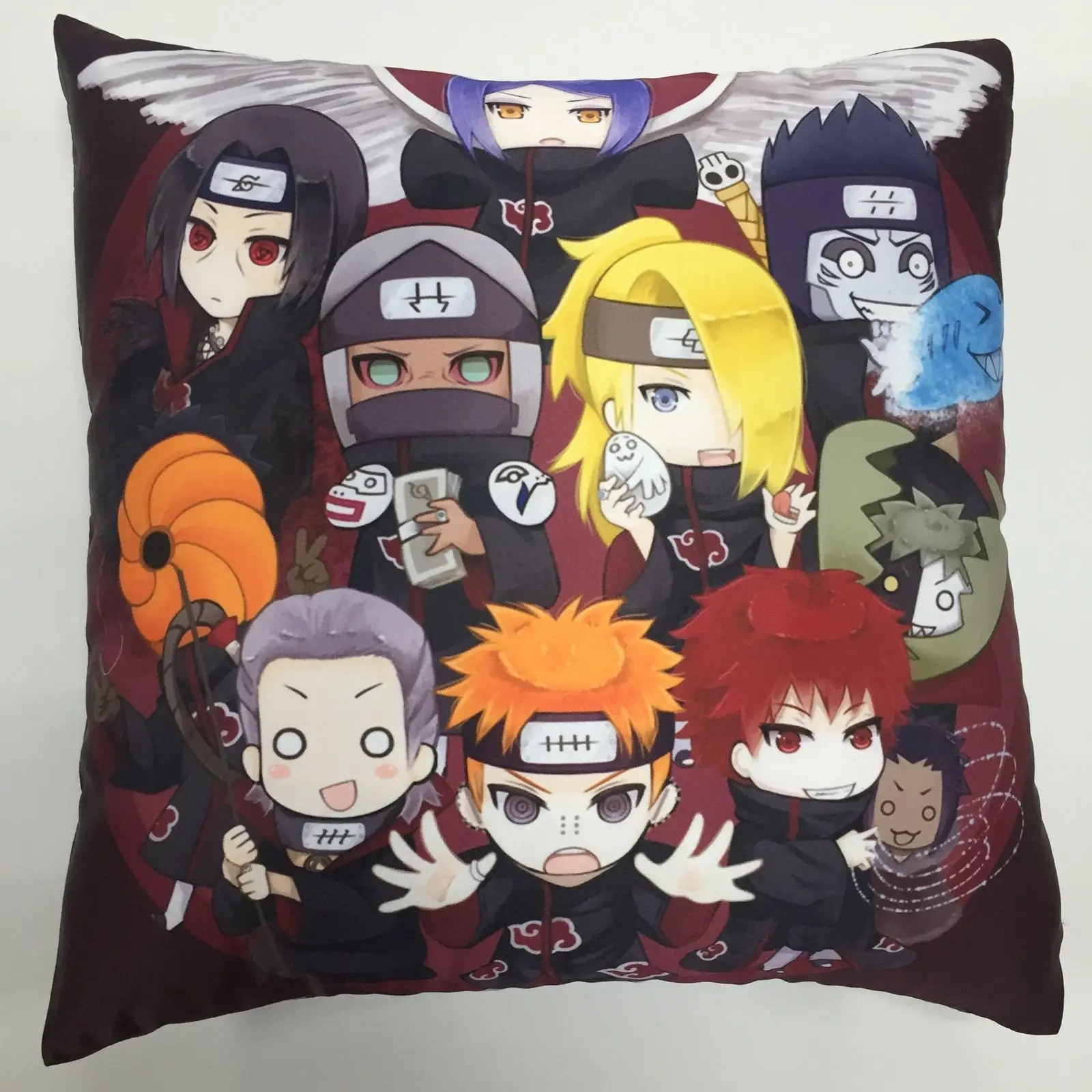 

New Akatsuki NARUTO Anime two side Pillowcases Hugging Pillow Cushion Case Cover Otaku Gift 185